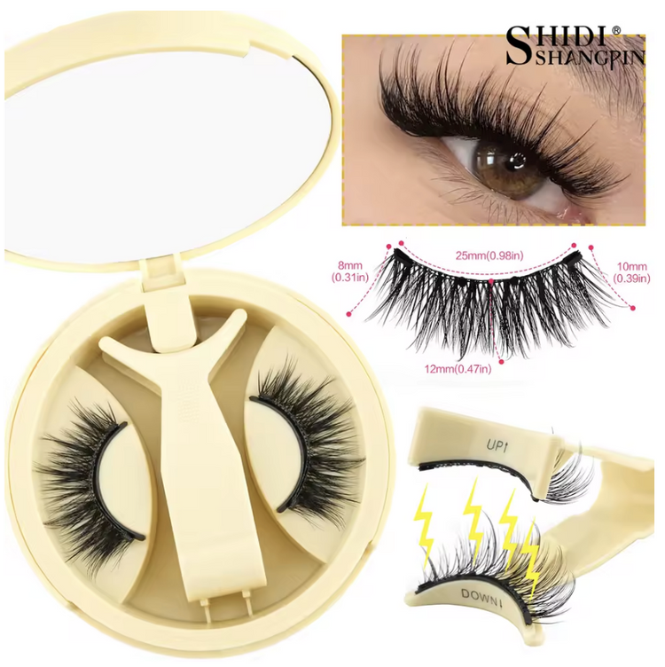 The Magnetic Lash Kit — Reusable, No-Glue Lashes with Applicator & Mirror Case